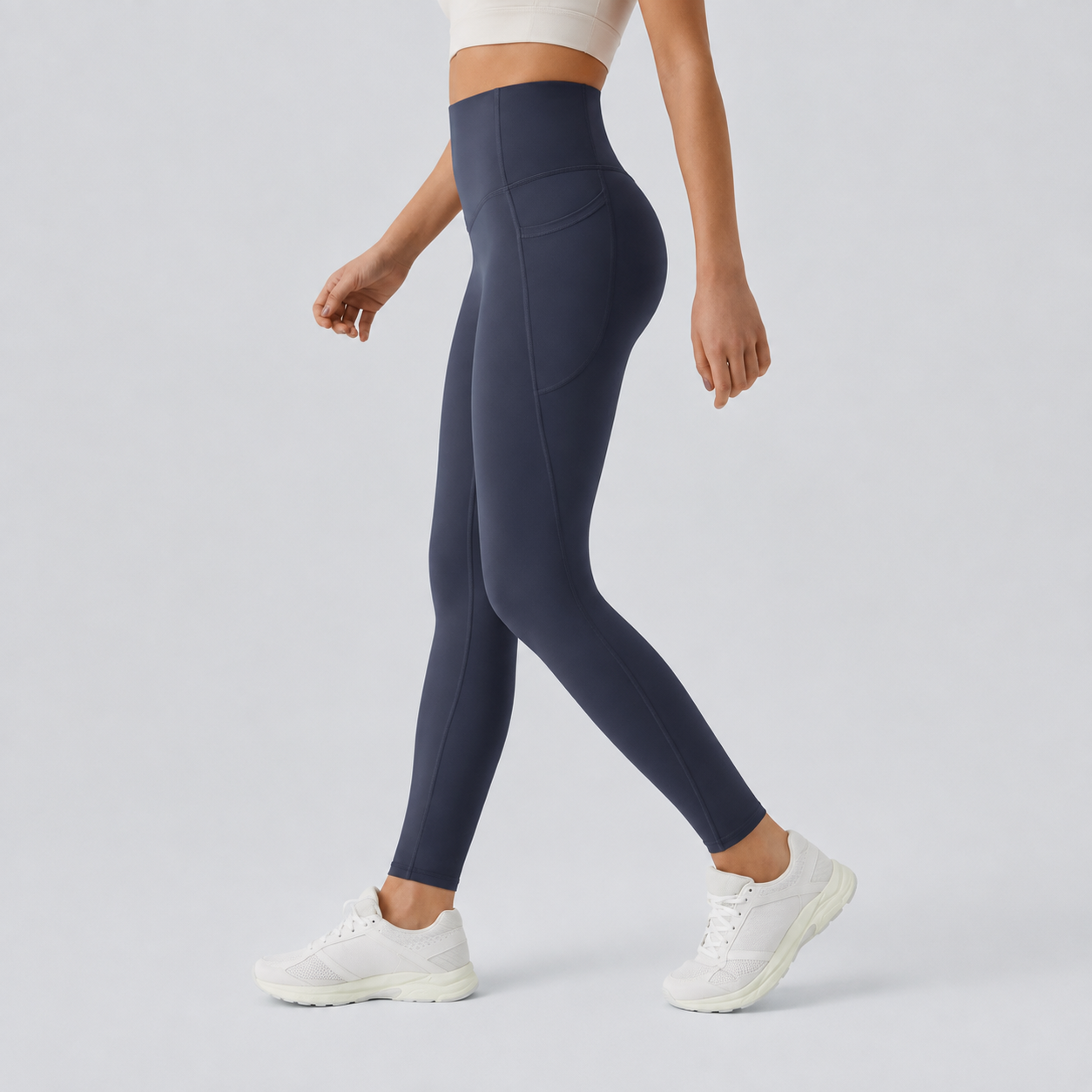 Casual Shaping Training Leggings With Pockets For Women
