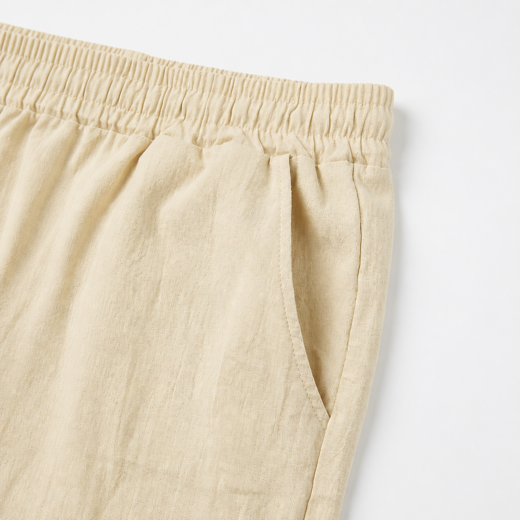 Casual Loose Wide Pants With Drawstring For Men