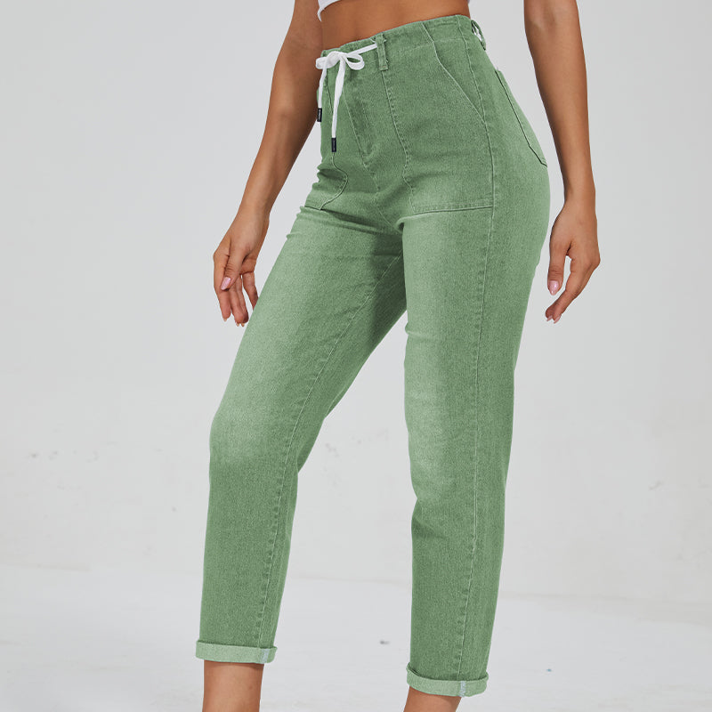 Comfy Denim Pull On Joggers-Legletic