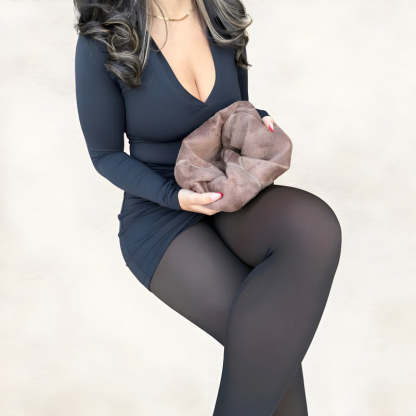 Ultra Soft Thermal Fleece Lined Tights-Legletic