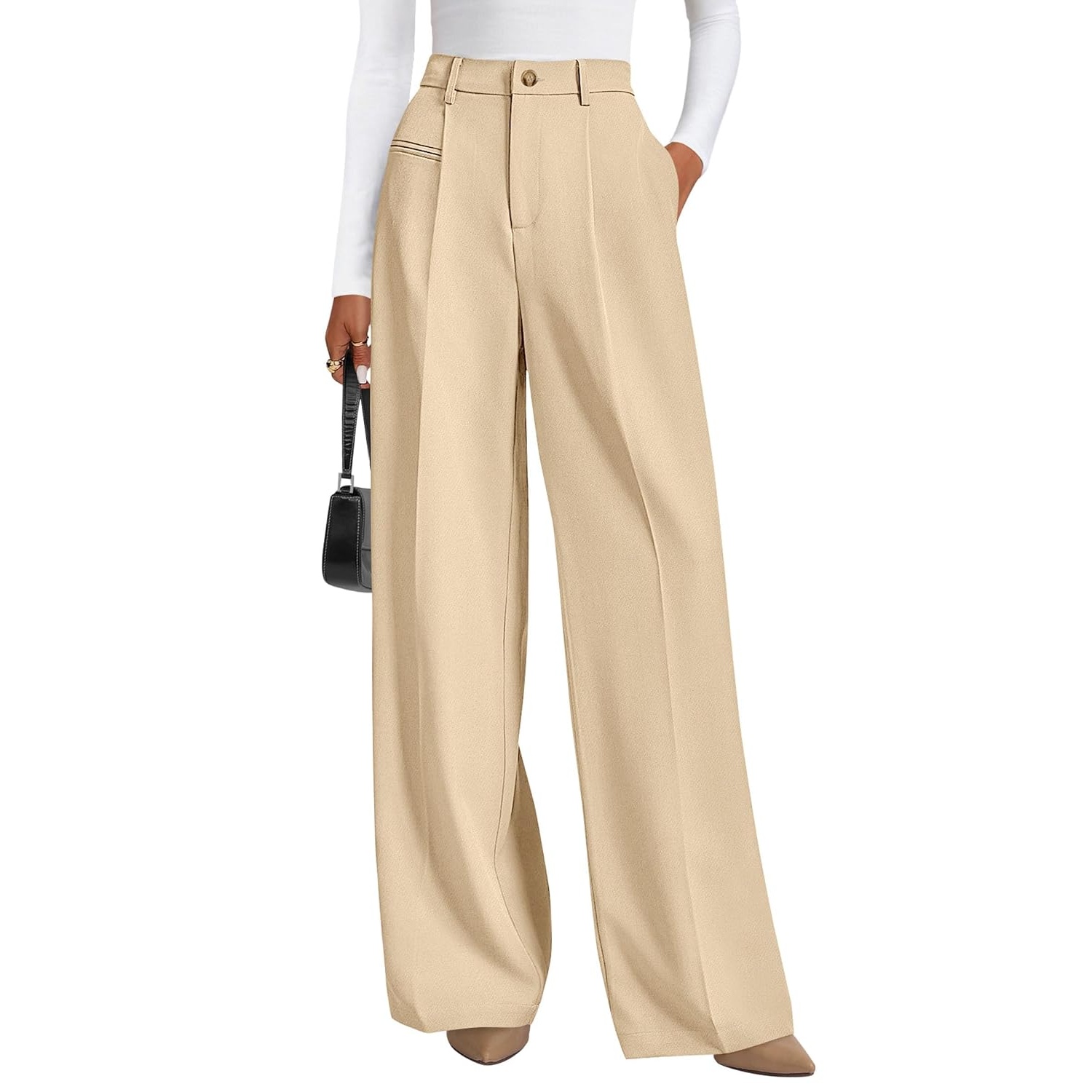 Solid Flowy WIde Palazzo Pants For Women