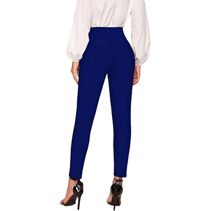 Office Skinny Leggings With Print For Women-Legletic