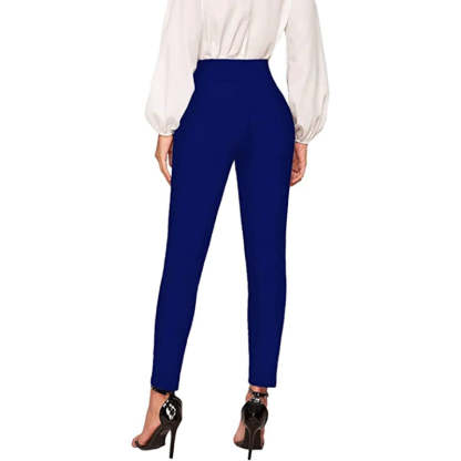 Office Skinny Leggings With Print For Women-Legletic