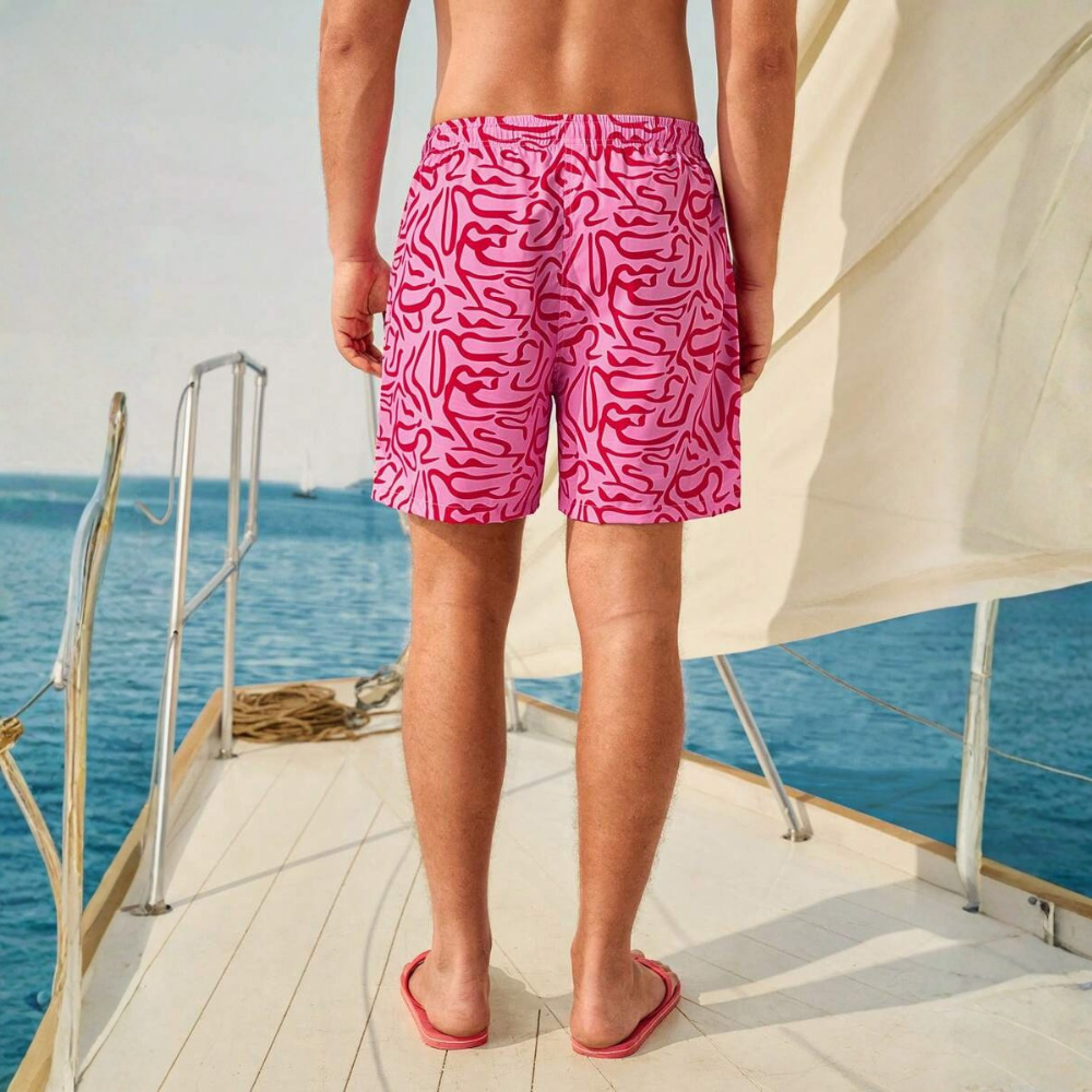 Printed Beachwear Vacation Matching Outfit Set
