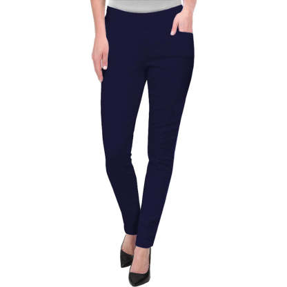 Office Skinny Leggings With Print For Women-Legletic