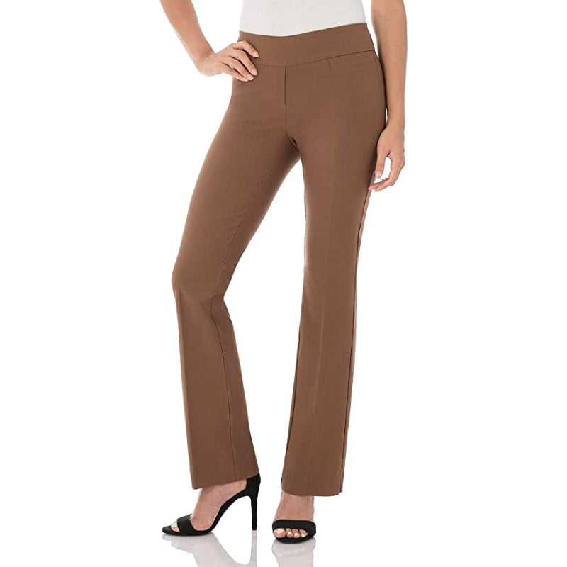 Women's Comfort Bootcut Pant With Pressed Leg Crease-Legletic