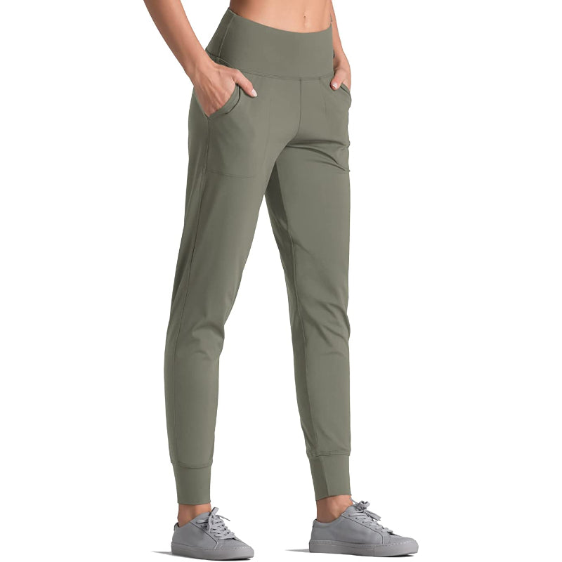 Joggers for Women Athletic Sweatpants with Pockets High Waist Workout Yoga Tapered Lounge Pants-Legletic