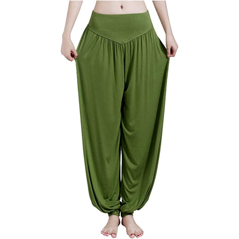 Women Yoga Pants Baggy Loose Pajama Lounge Pants Wide Leg Trousers-Legletic