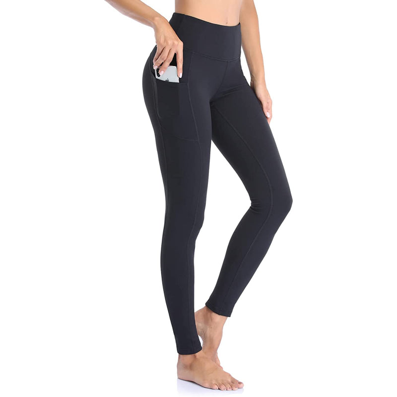 Yoga Pants with Pockets, Tummy Control, Workout Running Leggings with Pockets for Women-Legletic