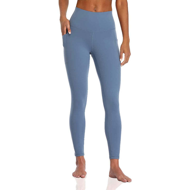 Multicolor Women's High Waisted Yoga Pants Length Leggings With Pockets-Legletic