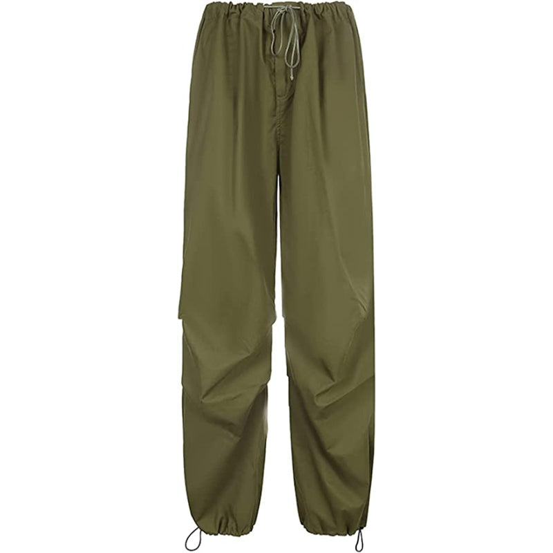 Women's Baggy Cargo Pants Wide Leg Hip Hop Casual Relaxed Fit Sweatpants Hipster Parachute Cargo Pants Y2K-Legletic