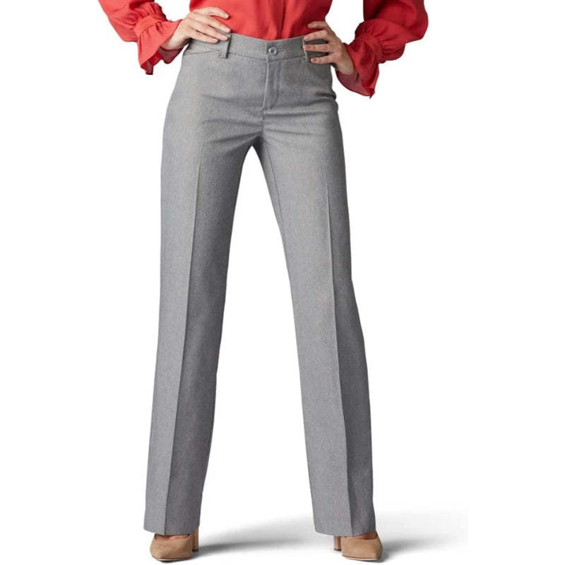 Women Mid Rise Flex Motion Regular Fit Trouser Pant-Legletic