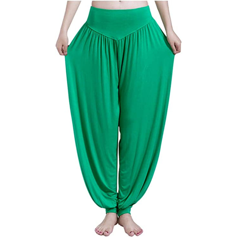 Women Yoga Pants Baggy Loose Pajama Lounge Pants Wide Leg Trousers-Legletic