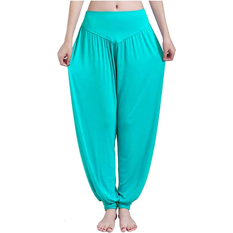 Women Yoga Pants Baggy Loose Pajama Lounge Pants Wide Leg Trousers-Legletic
