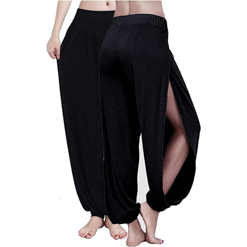 Women Yoga Pants Baggy Loose Pajama Lounge Pants Wide Leg Trousers-Legletic