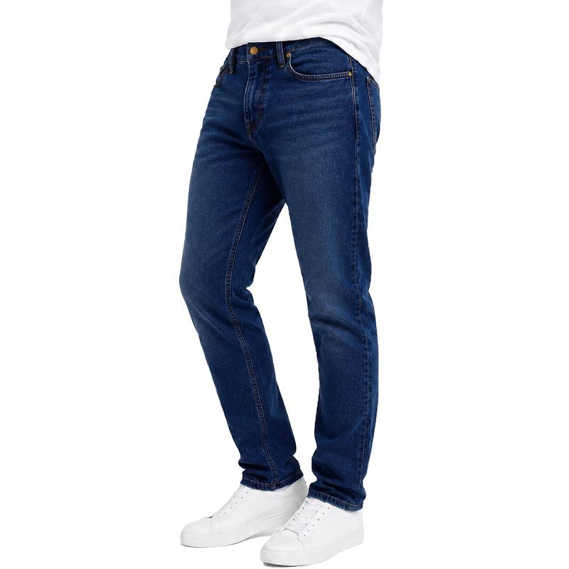 Straight Stretch Slim Classic Jeans For Men