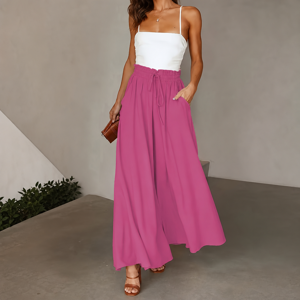 Wide Loose Spring Summer Fashion High Pants For Women