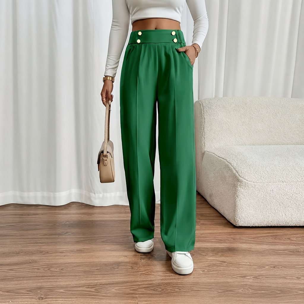 Casual Straight Length Pants For Everyday Wear For Women