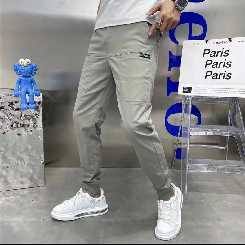 Men's High Stretch Multi-pocket Skinny Cargo Pants-Legletic