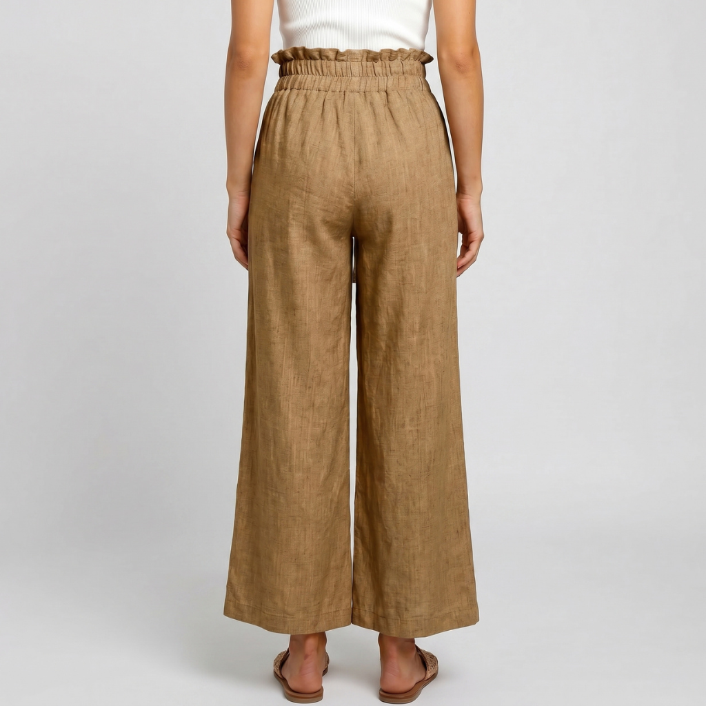Casual High Rise Wide Palazzo Pants For Women Summer Wear