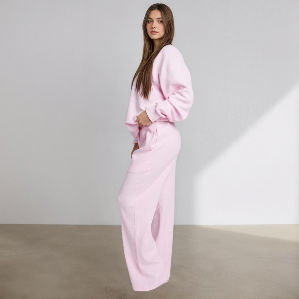 Waffle Knit Lounge Sweatpants