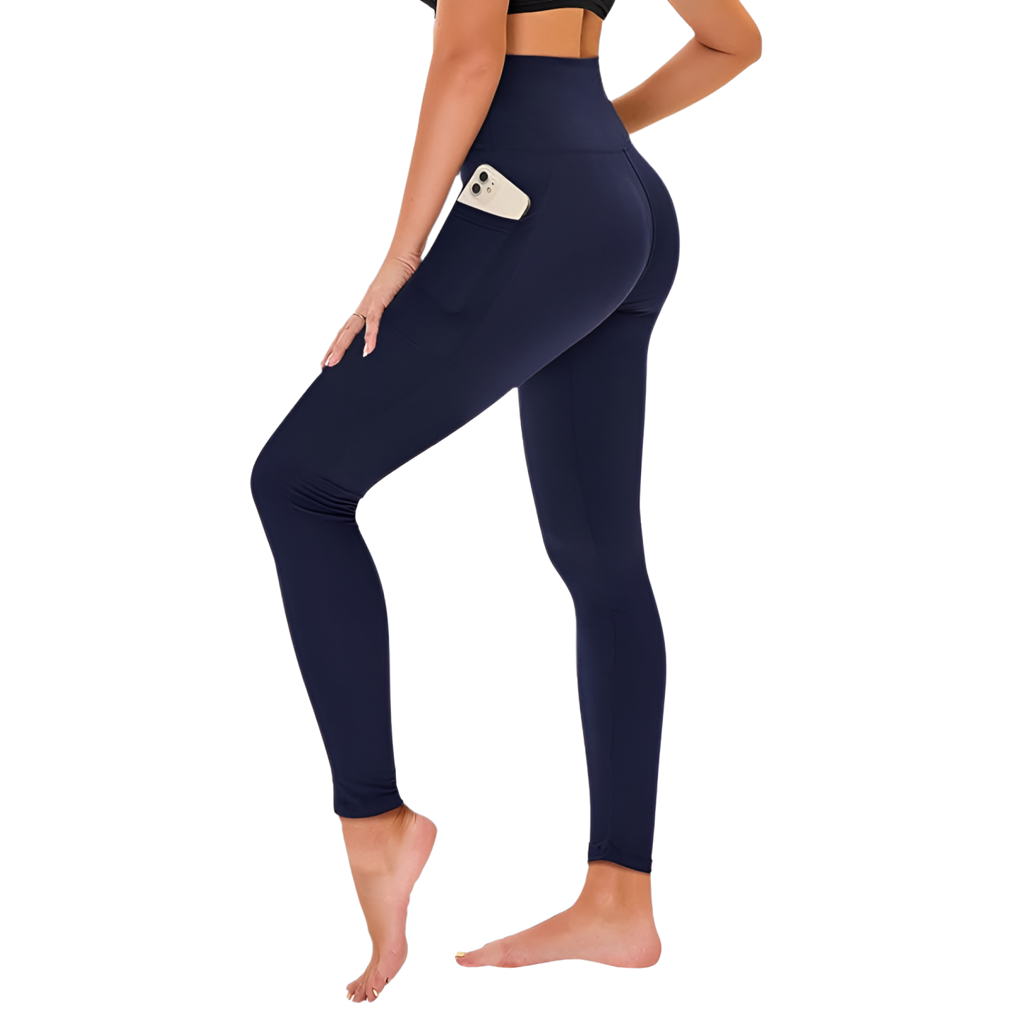 Stretchy Workout Leggings For Women With Pockets