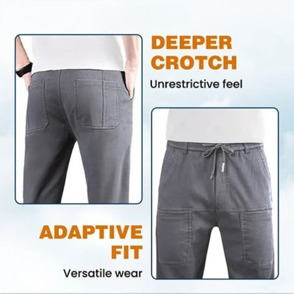Quick Dry Stretch Cargo Pants With Multi  Pocket Design-Legletic