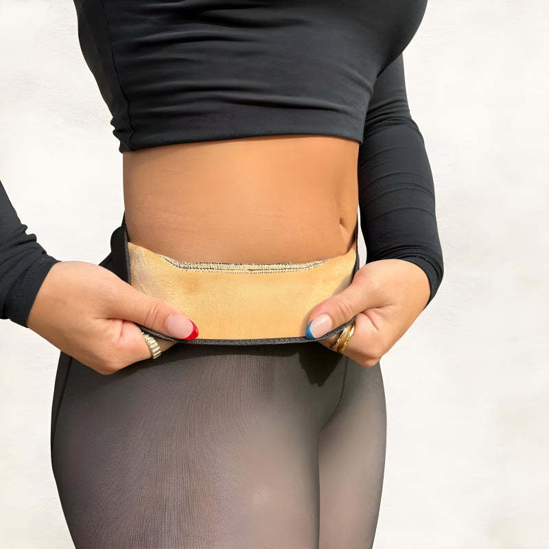 Ultra Soft Thermal Fleece Lined Tights-Legletic