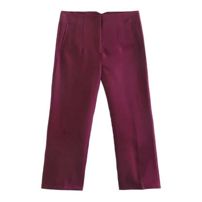 Fashion Office Wear Straight Pants-Legletic
