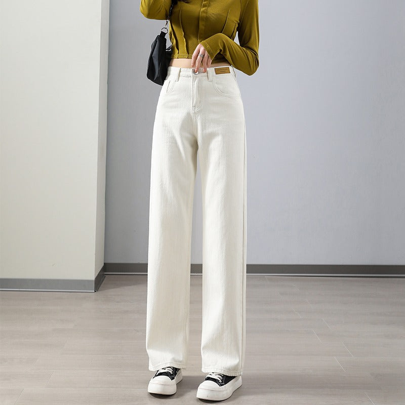 Casual High Waist Baggy Jeans For Women-Legletic