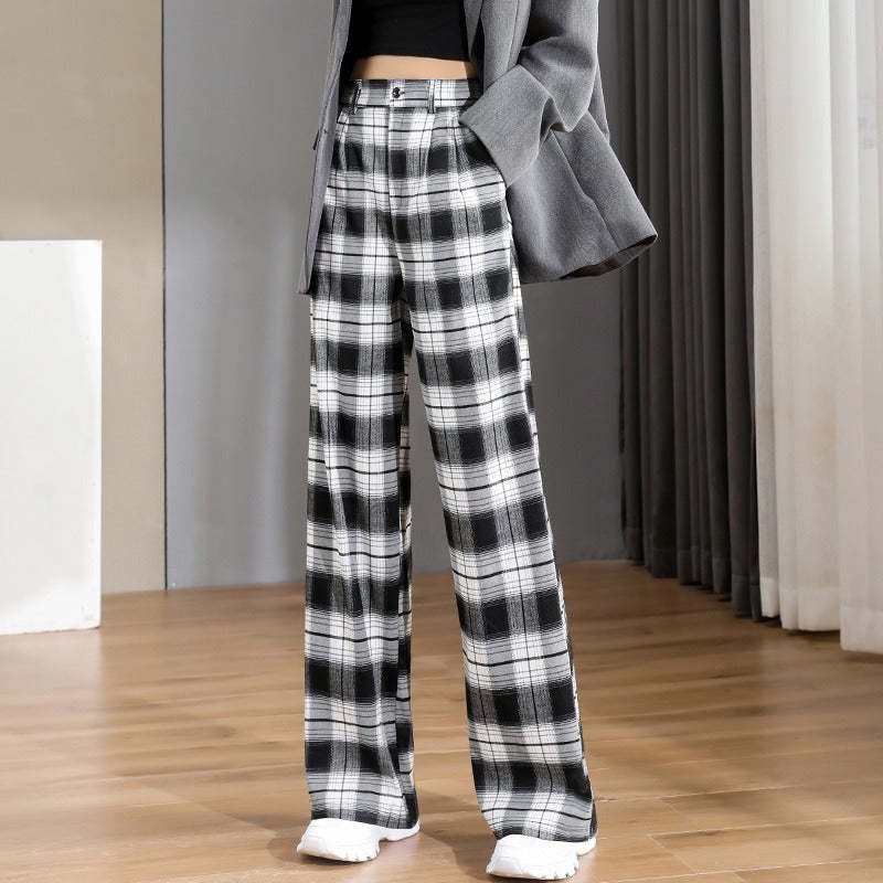 Baggy Office Wear Straight Pants-Legletic