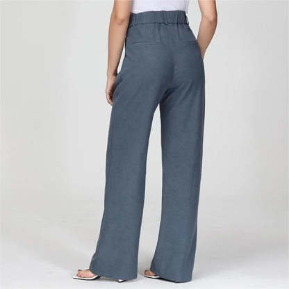 High Waist Tailored Wide Leg Pants-Legletic