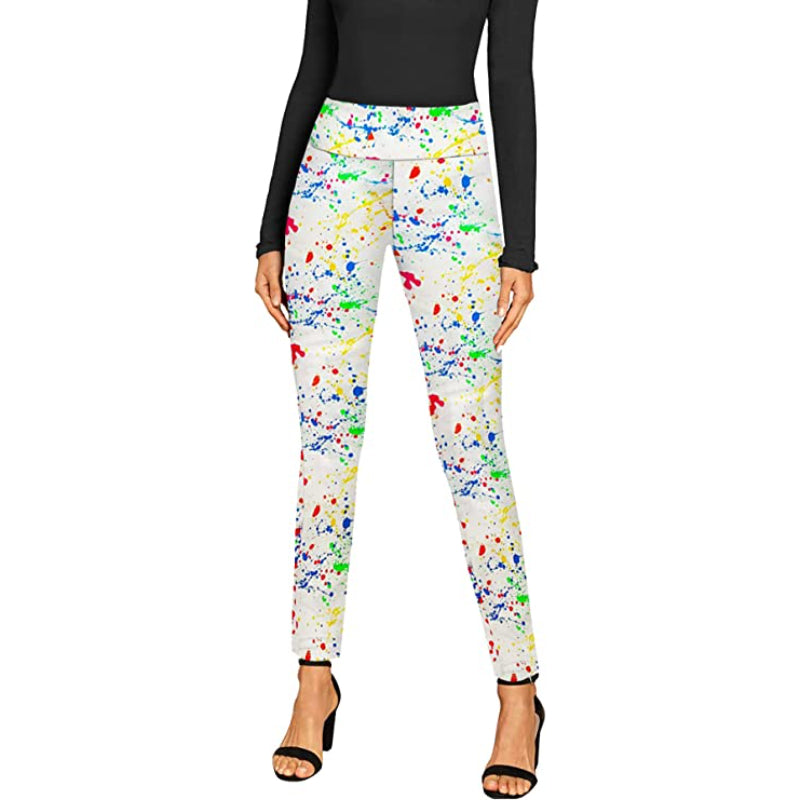 Regular Fit Skinny Leggings With Print For Women-Legletic