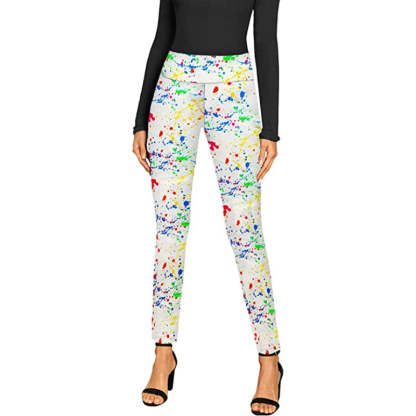 Regular Fit Skinny Leggings With Print For Women-Legletic