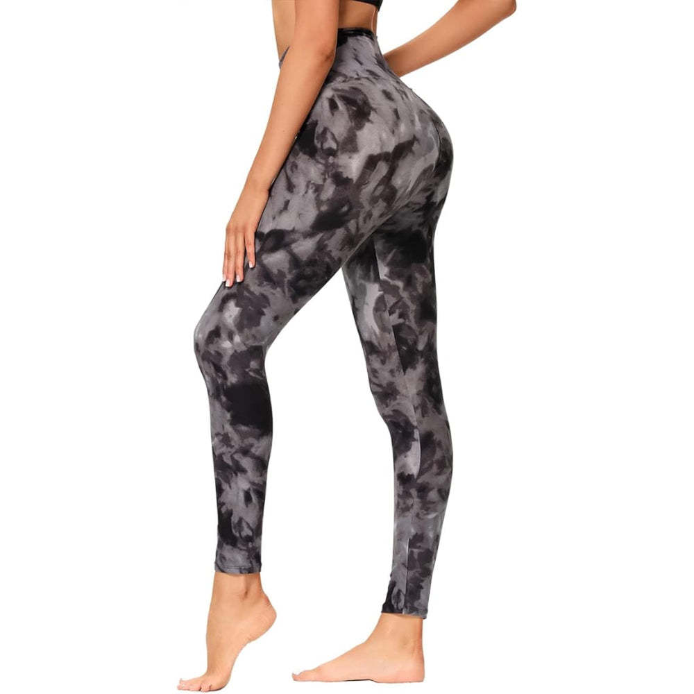 Printed High Rise Leggings For Active And Casual Wear-Legletic