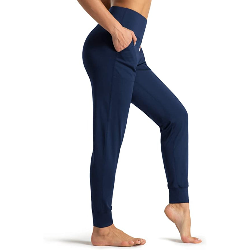Joggers For Women High Waist Active Sweatpants Lightweight Tapered Lounge Yoga Athletic Pants With Pockets-Legletic