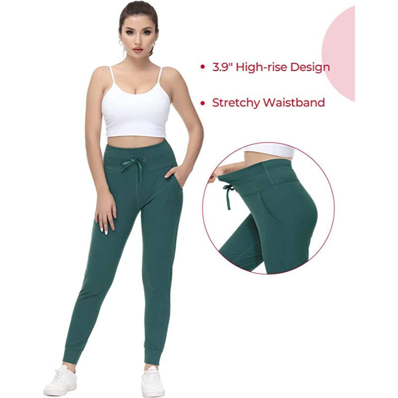 Buttery Soft Sweatpants For Women With 2 Deep Pockets, Tapered Joggers With Drawcord For Athletic Casual Winter-Legletic