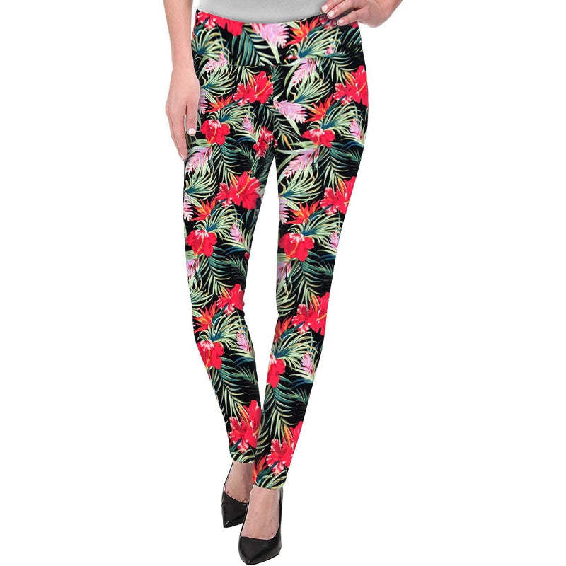 Regular Fit Skinny Leggings With Print For Women-Legletic