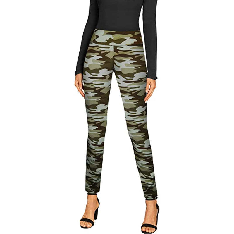 Classic Regular Fit Skinny Leggings With Print For Women-Legletic