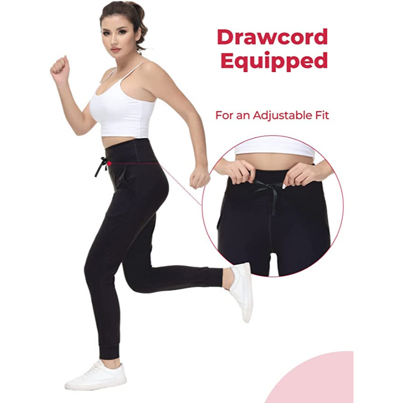 Buttery Soft Sweatpants For Women With 2 Deep Pockets, Tapered Joggers With Drawcord For Athletic Casual Winter-Legletic