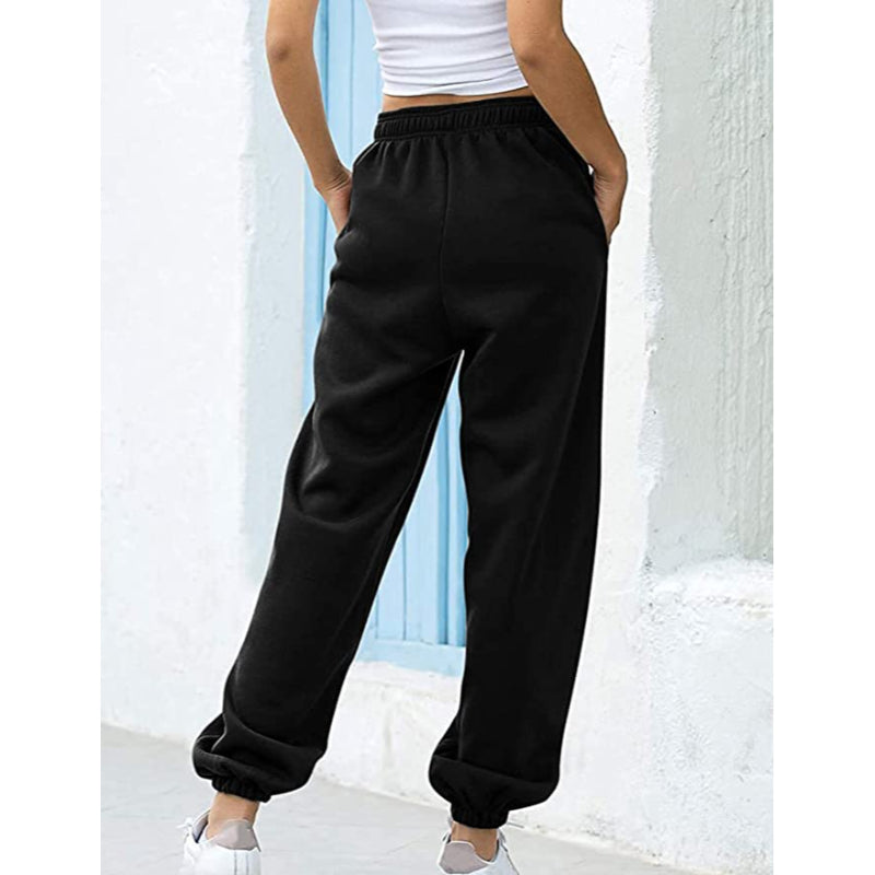 Women High Waisted Sweatpants Joggers Drawstring Athletic Pants With Pockets-Legletic