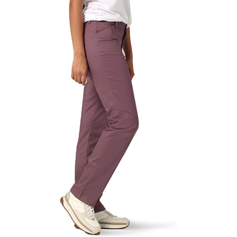 Wrinkle Free Fit Straight Leg Pant For Women-Legletic