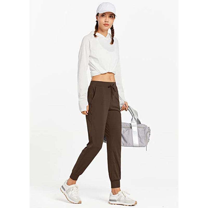 Women's Joggers Pants Athletic Sweatpants With Pockets Running Tapered Casual Pants for Workout, Lounge-Legletic