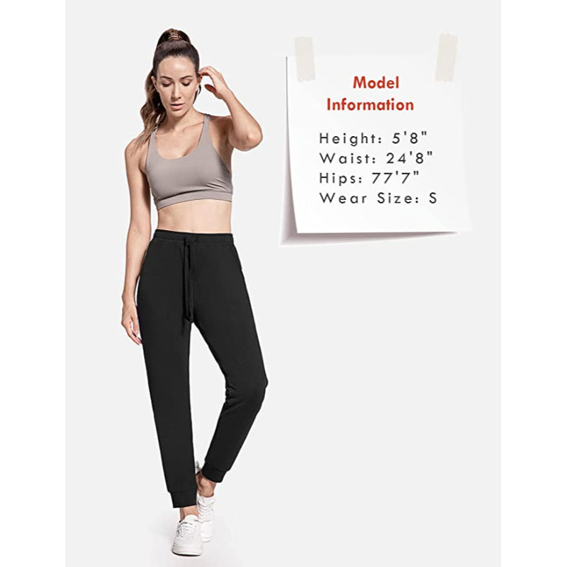 Jogging Pants For Women Cotton Sweatpants Track Sport Pants Sweat Athletic Casual Hiking Pockets-Legletic