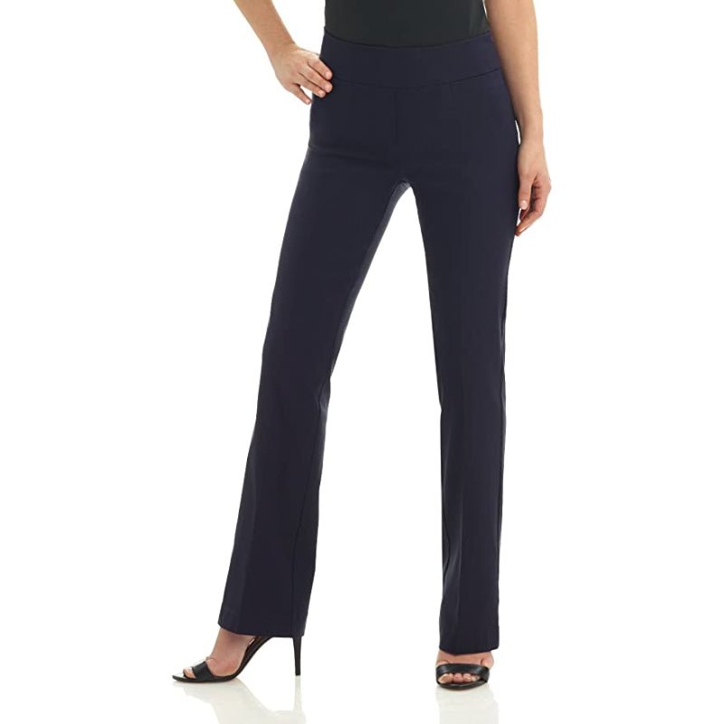 Women's Comfort Bootcut Pant With Pressed Leg Crease-Legletic