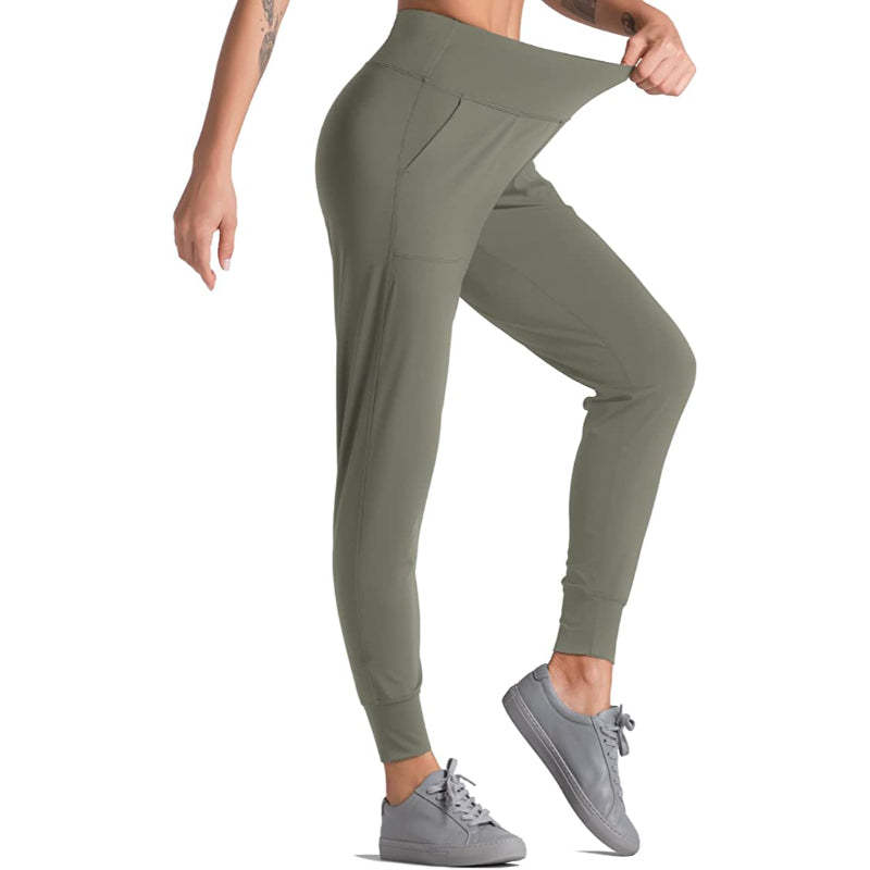 Joggers for Women Athletic Sweatpants with Pockets High Waist Workout Yoga Tapered Lounge Pants-Legletic