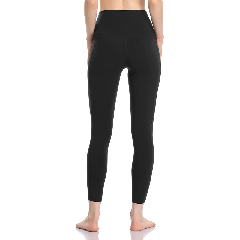 Multicolor Women's High Waisted Yoga Pants Length Leggings With Pockets-Legletic