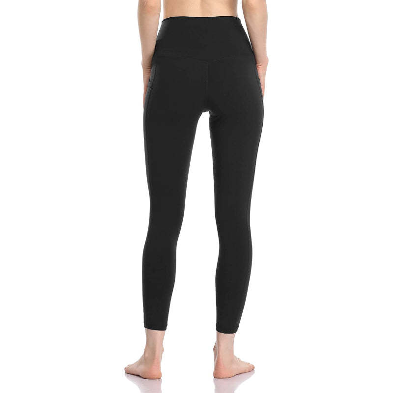 Multicolor Women's High Waisted Yoga Pants Length Leggings With Pockets-Legletic
