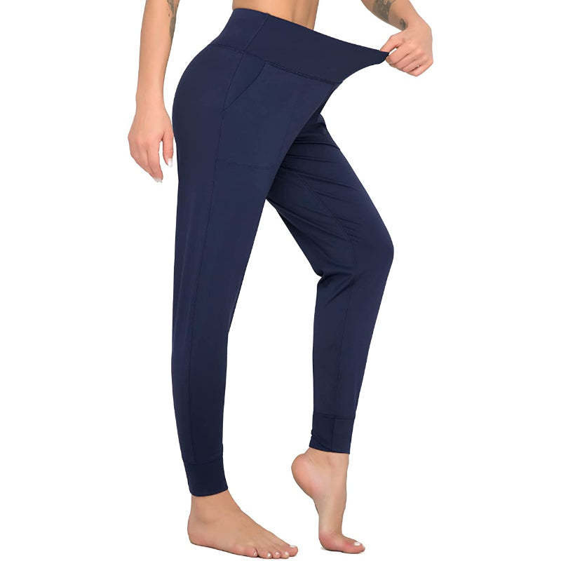 Joggers for Women Athletic Sweatpants with Pockets High Waist Workout Yoga Tapered Lounge Pants-Legletic