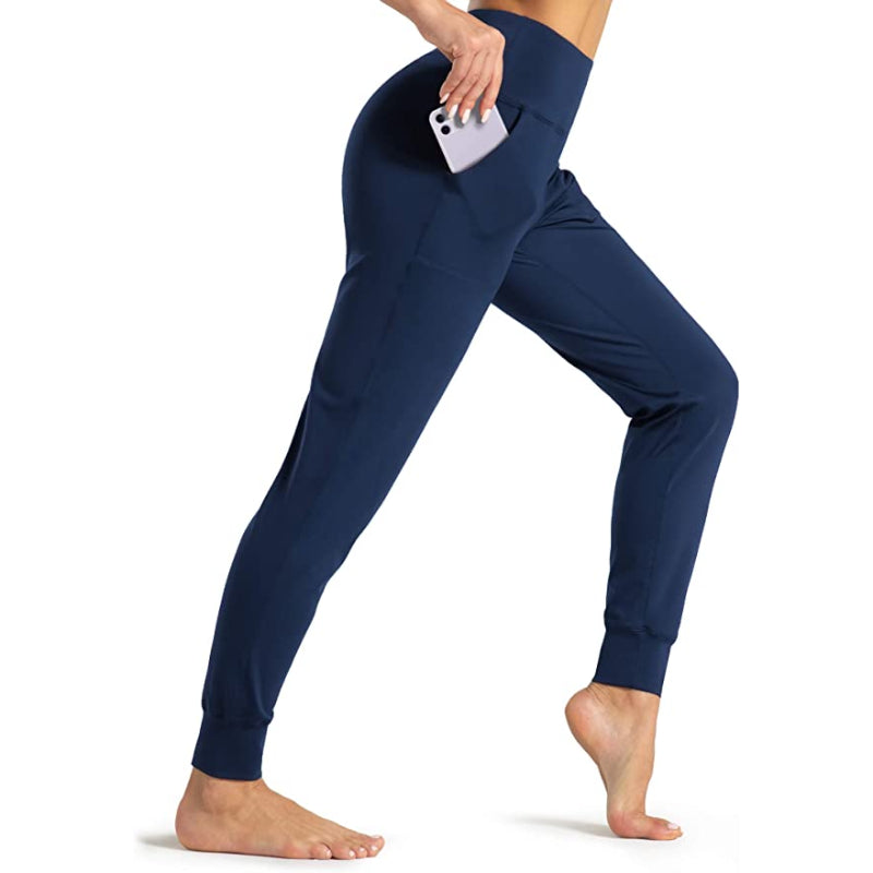 Joggers For Women High Waist Active Sweatpants Lightweight Tapered Lounge Yoga Athletic Pants With Pockets-Legletic